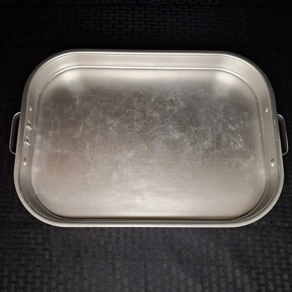 Vintage Wear Ever 918 Heavy Duty Aluminum Base Roasting Pan